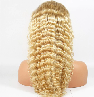 613 4x4 Deep Wave Closure Wig